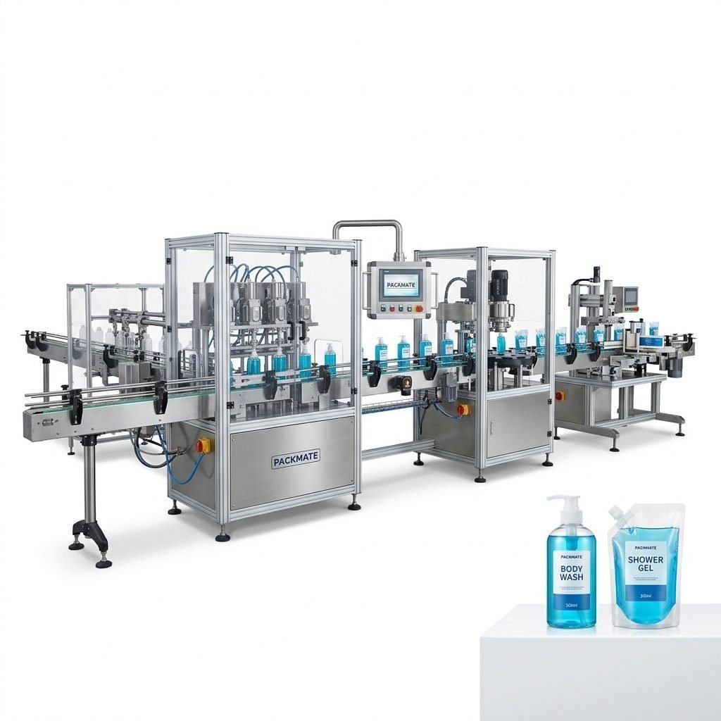 Modular Liquid Filling and Sealing Line