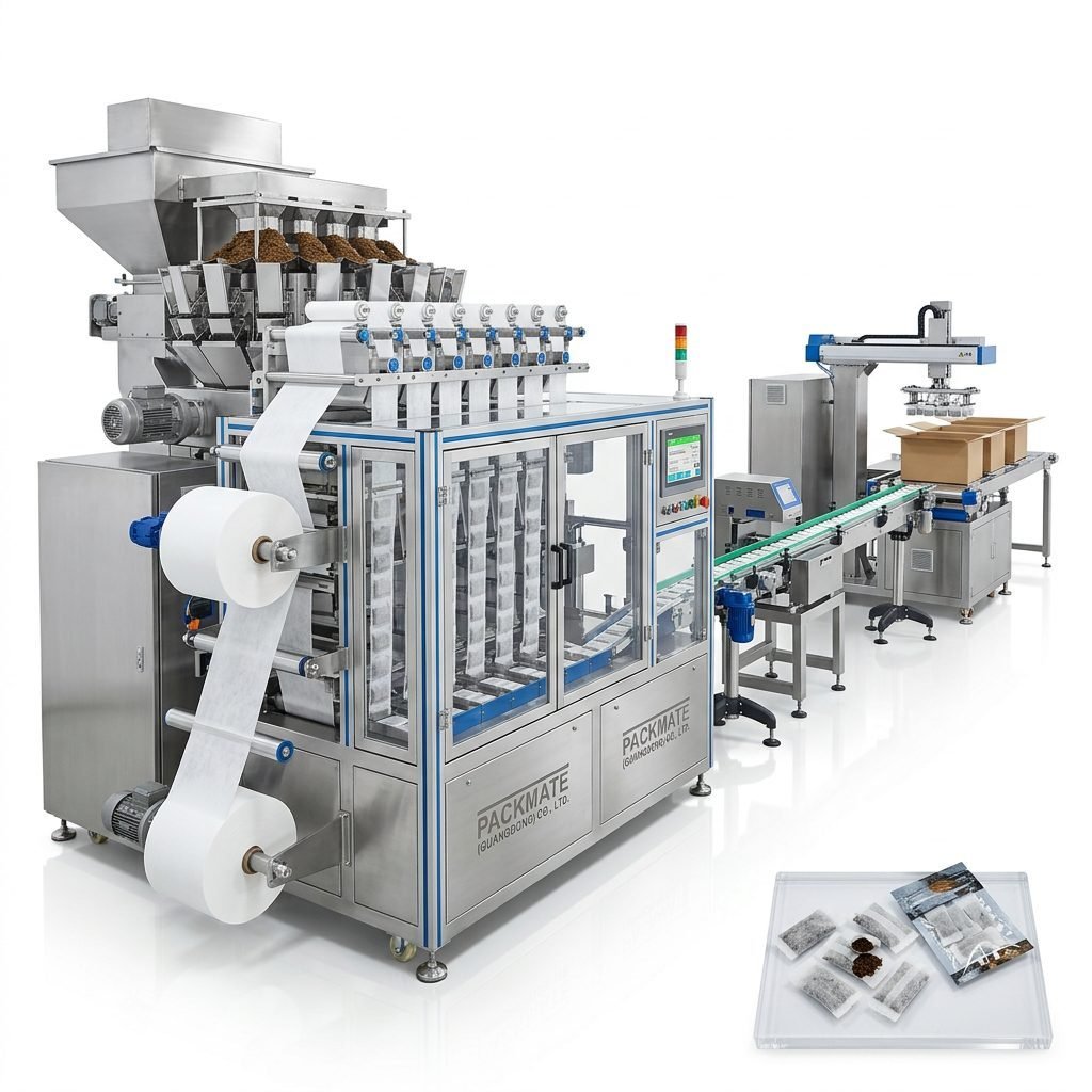 High-speed automated bulk packaging line