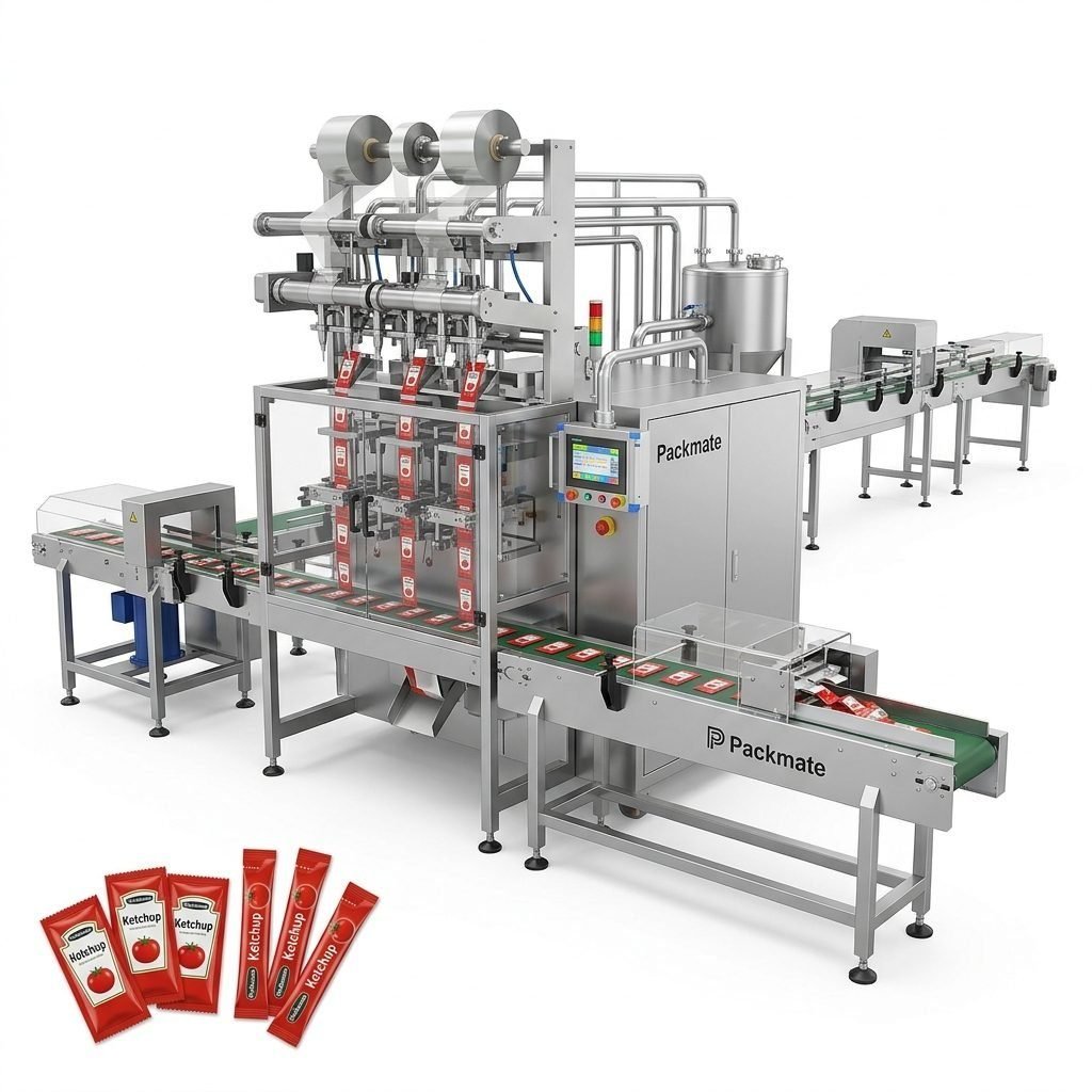 Ketchup Sachet Filling System